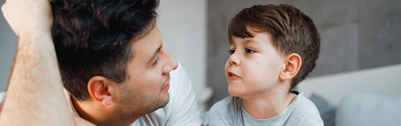 Set aside a time to ask your child how he’s feeling.