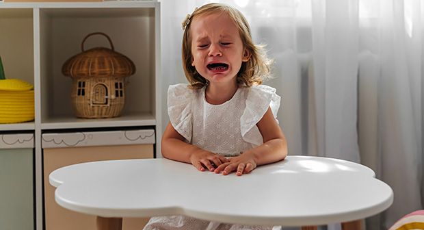 Know how to react when a child is having a tantrum.