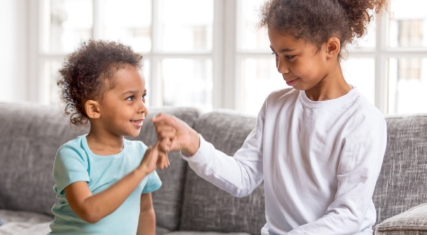 Make sure everyone understands the family rules and consequences when sibling fighting breaks out.