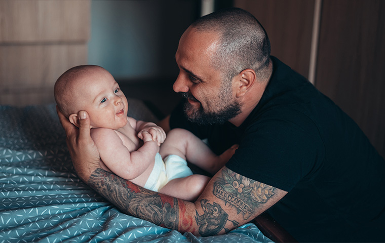 See how dads and partners are a key part of the breastfeeding team.