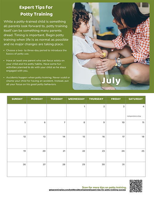 July calendar thumbnail