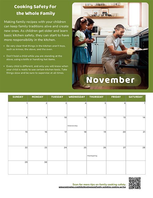 November calendar thumbnail