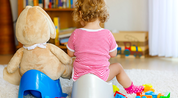 Subborn kids can be harder to potty train because they are less open to change. 