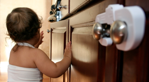 The kitchen has lots of dangerous areas. Learn how to keep kids safe.