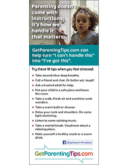 Get Parenting Tips Info Card