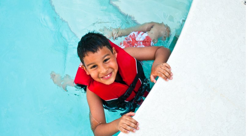 Be smart about water safety near swimming pools