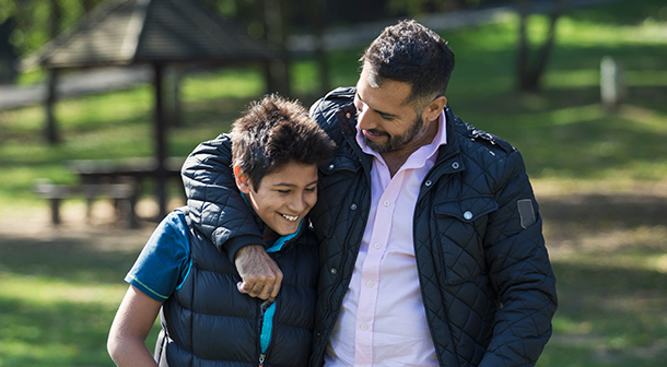 Spend one-on-one time with your child and let him know you’re there for him.