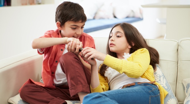 Sibling rivalry is often rooted in wanting to be the best and often that involves sports or grades.
