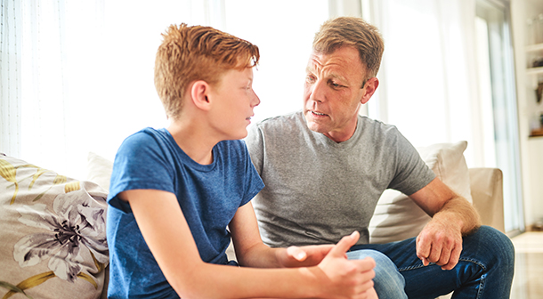 Co-parents should talk with their teen about custody schedules and family routines.